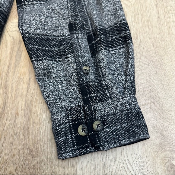 NWT Colorado Clothing Black and Gray Plaid Flannel Shirt - Picture 7 of 9